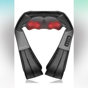 Neck and Back Massager with Soothing Heat